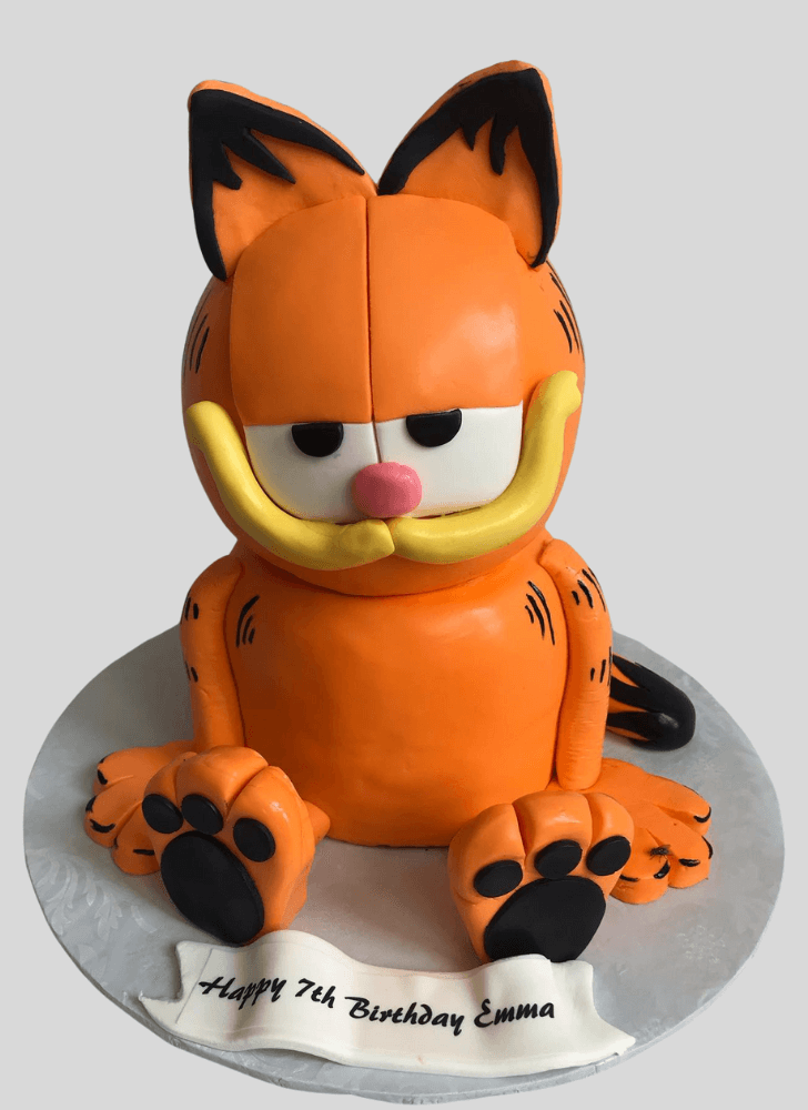 Wonderful Garfield Cake Design