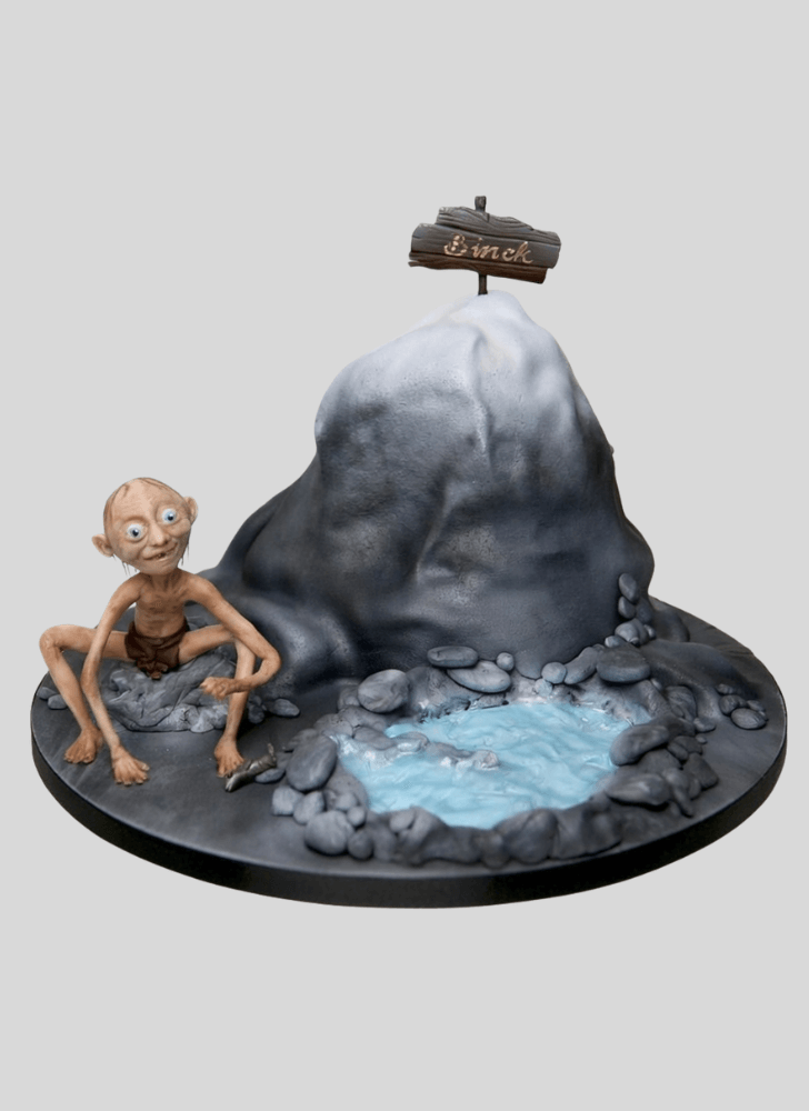 Mesmeric Gollum Cake