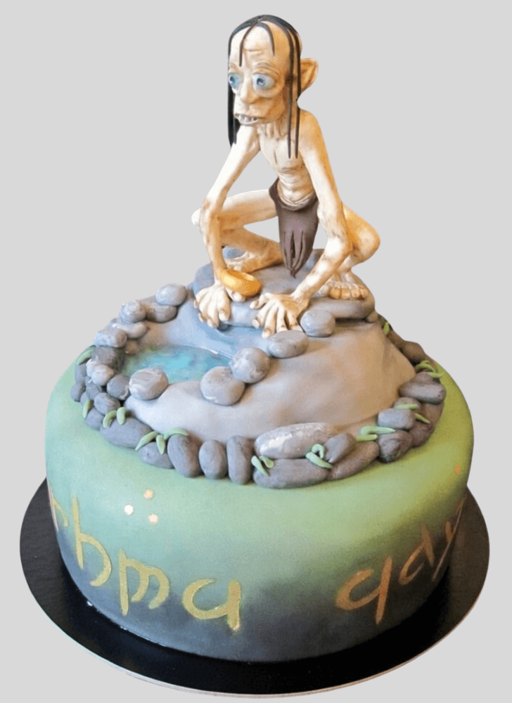 Resplendent Gollum Cake
