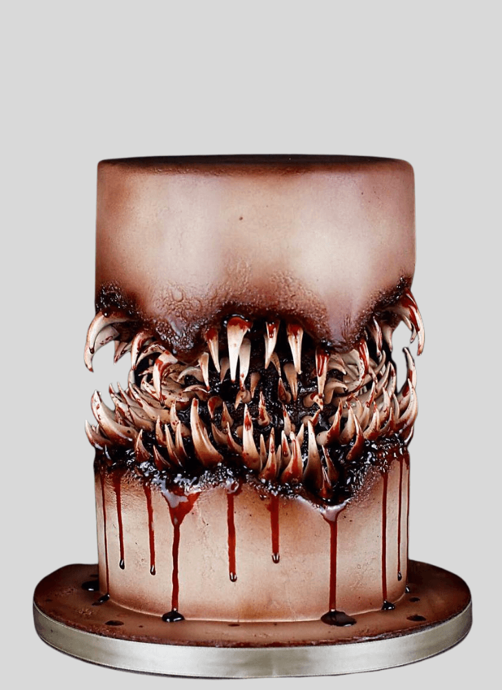 Dazzling Scary Cake