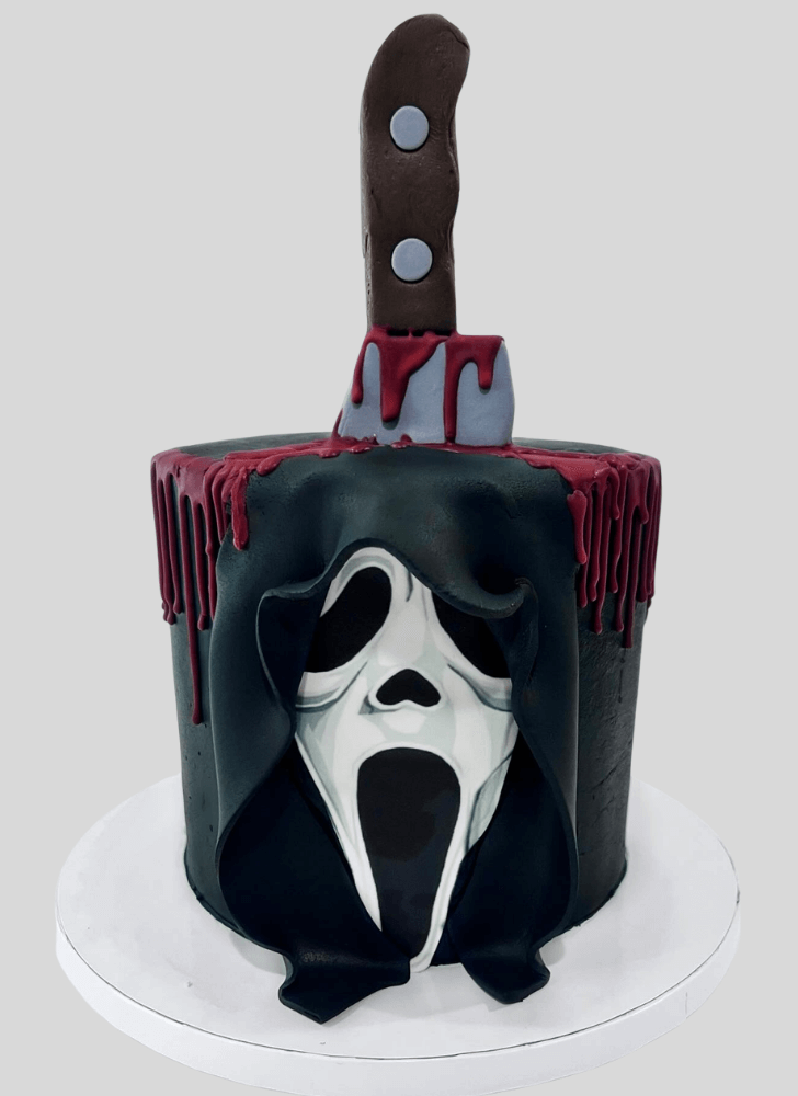 Elegant Scary Cake
