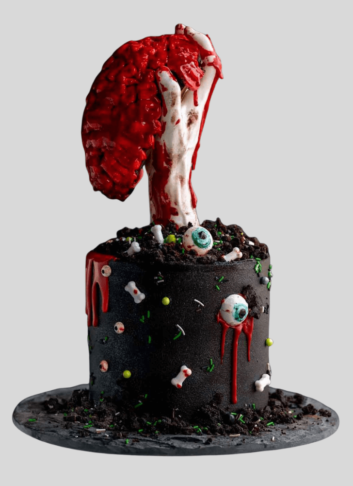 Adorable Zombie Cake