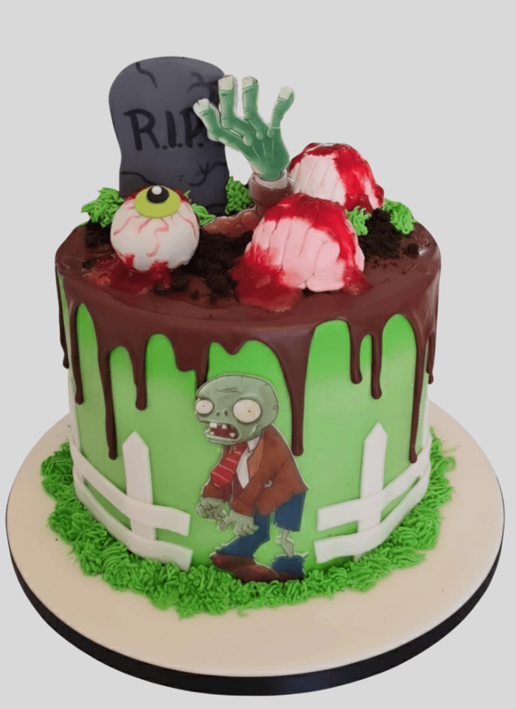 Bewitching Zombie Cake