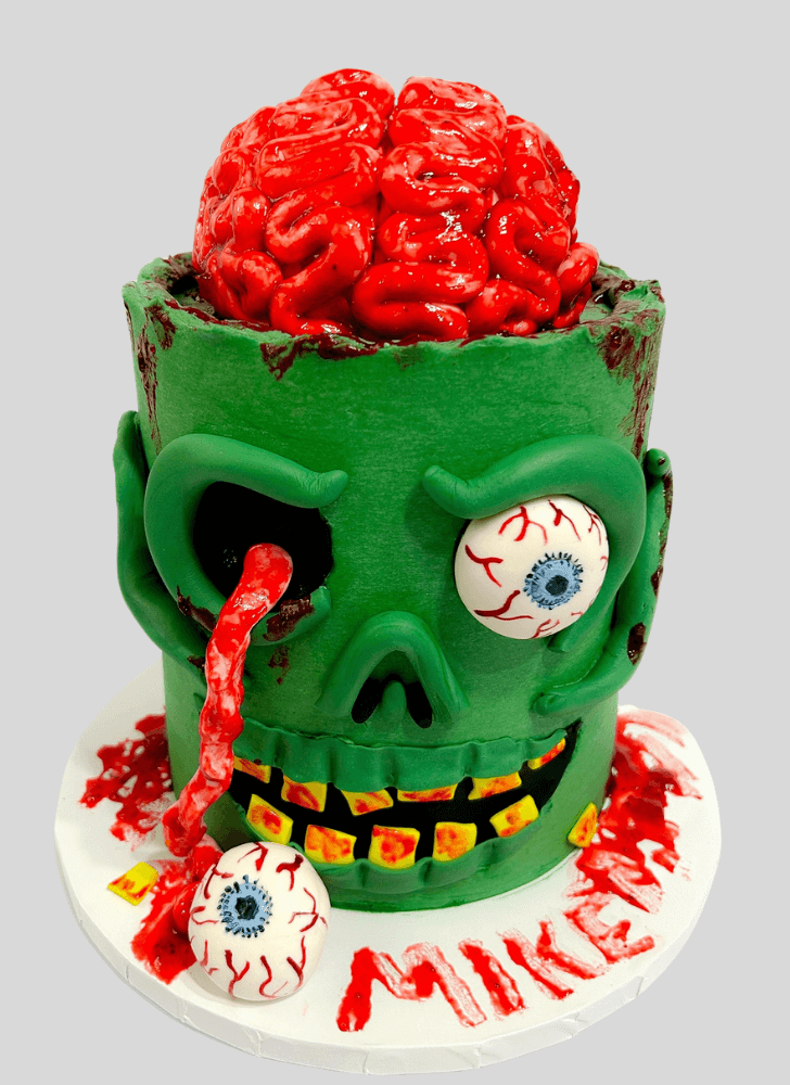 Cute Zombie Cake