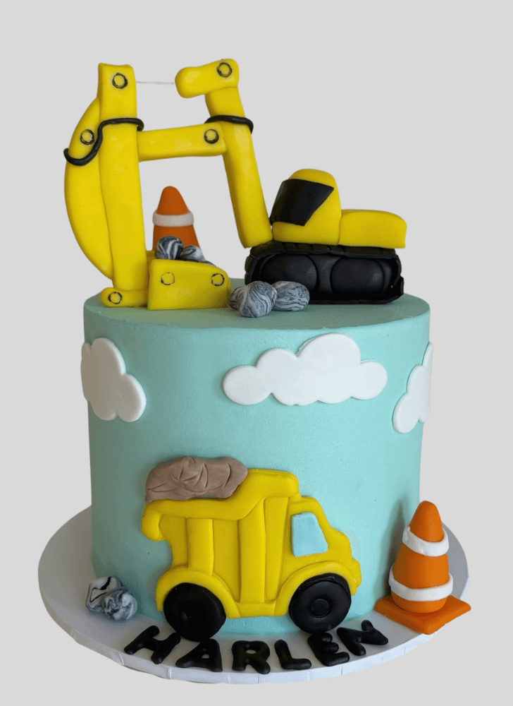 Captivating Construction Cake