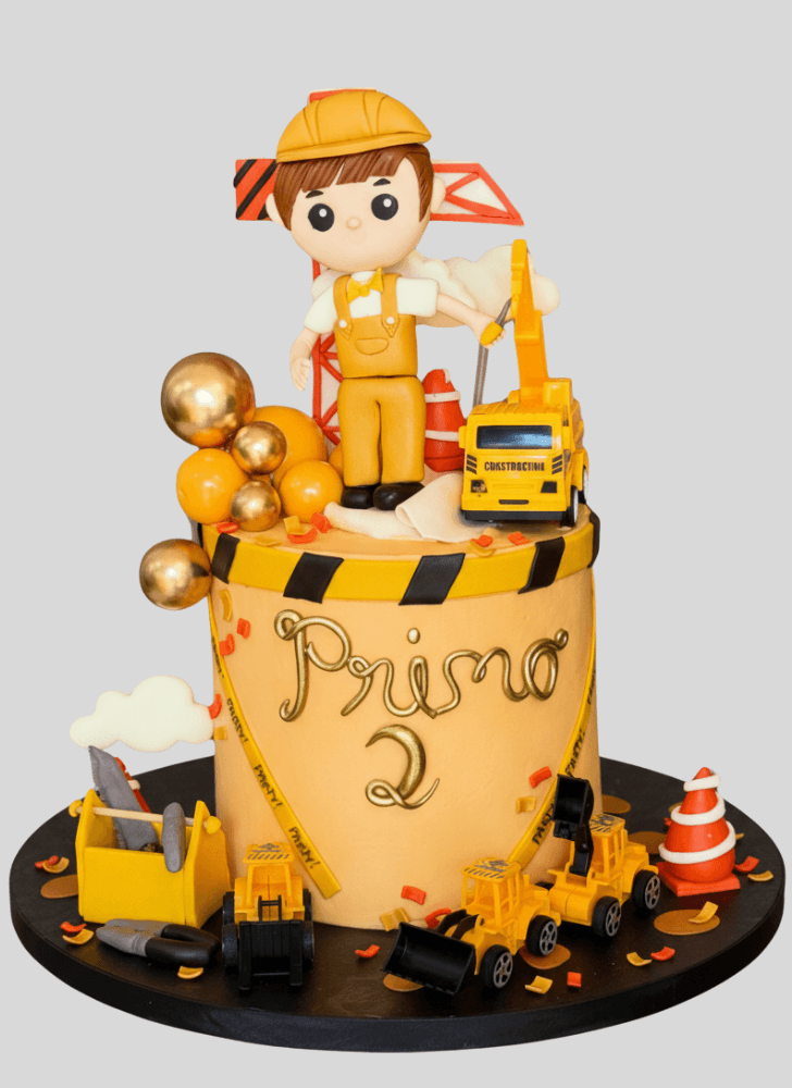 Divine Construction Cake