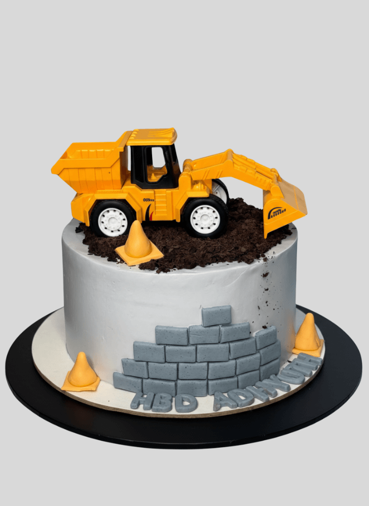Enthralling Construction Cake