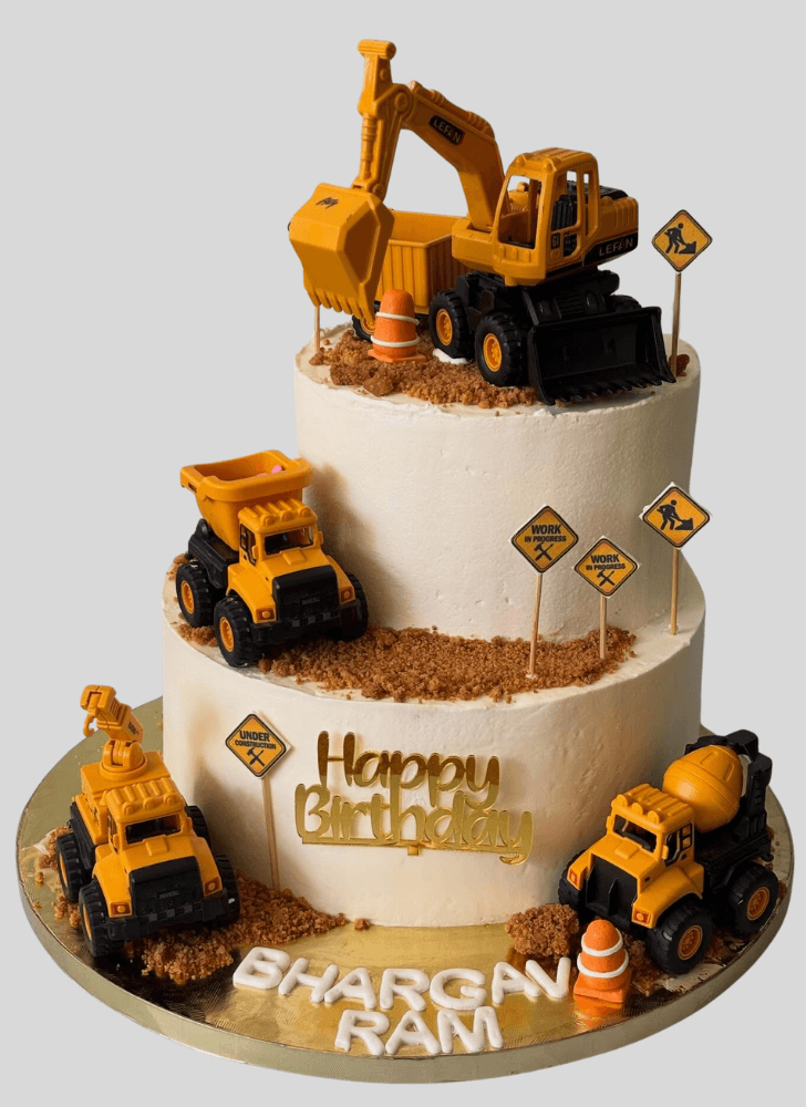Excellent Construction Cake