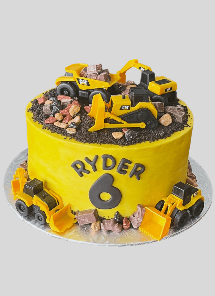 Exquisite Construction Cake