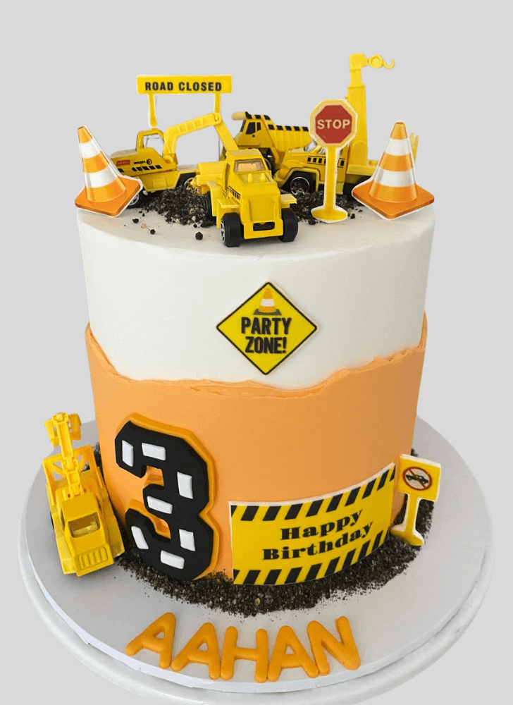 Fascinating Construction Cake