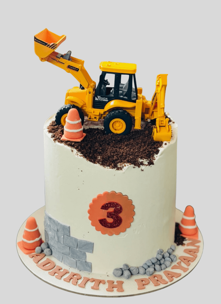 Good Looking Construction Cake