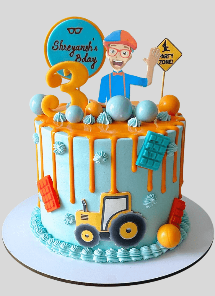Magnetic Construction Cake