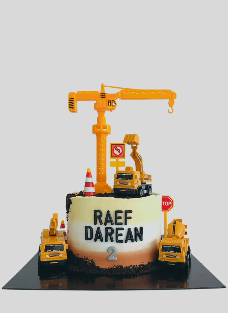 Ravishing Construction Cake