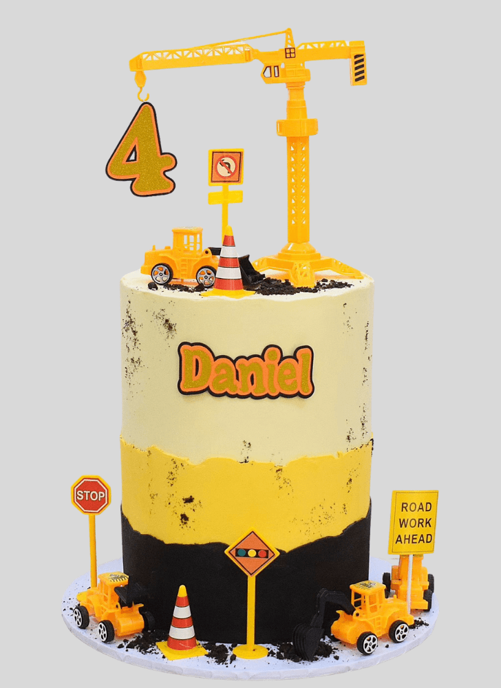 Resplendent Construction Cake