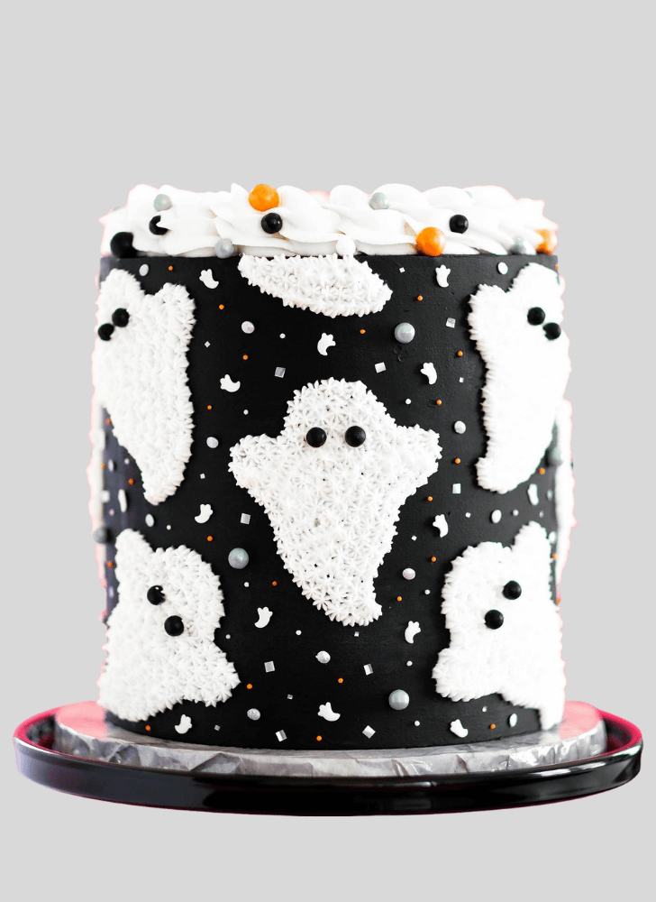 Elegant Ghost Cake