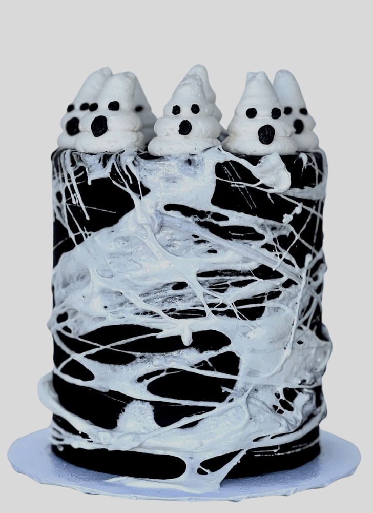 Pretty Ghost Cake