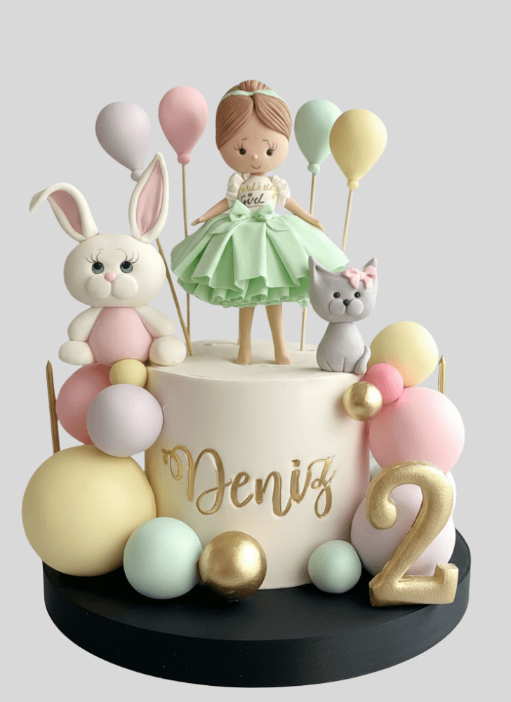 Elegant Girl Cake