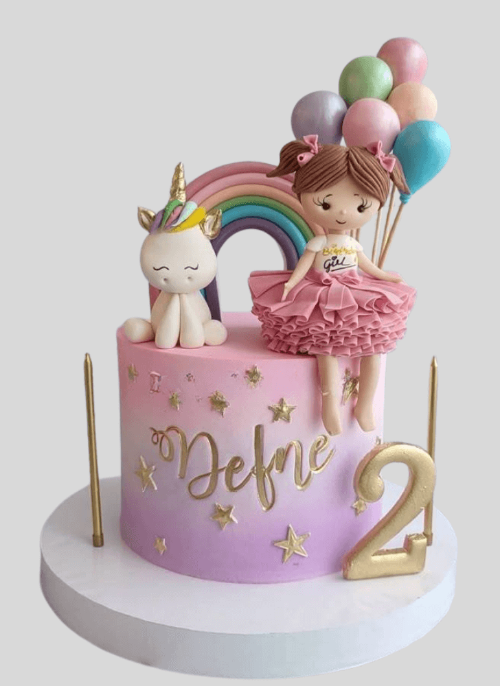Radiant Girl Cake