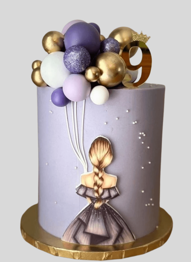 Wonderful Girl Cake Design