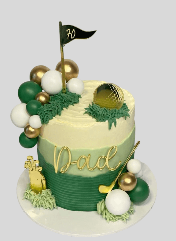 Admirable Golf Cake Design