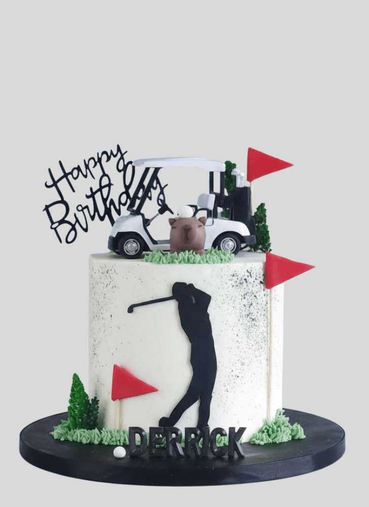 Adorable Golf Cake