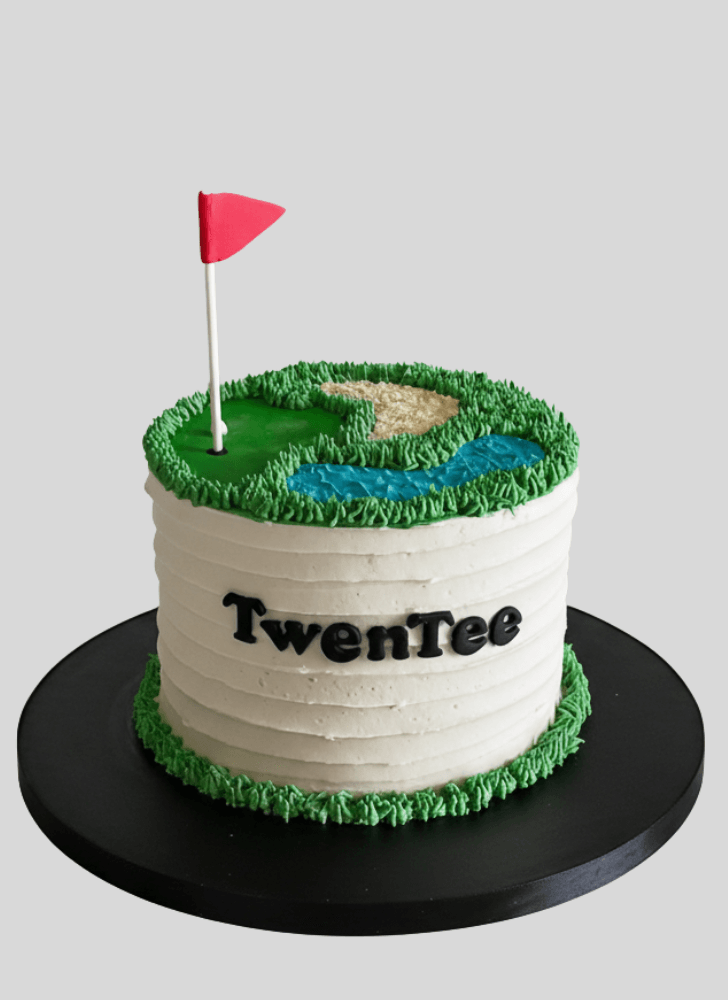 Beauteous Golf Cake