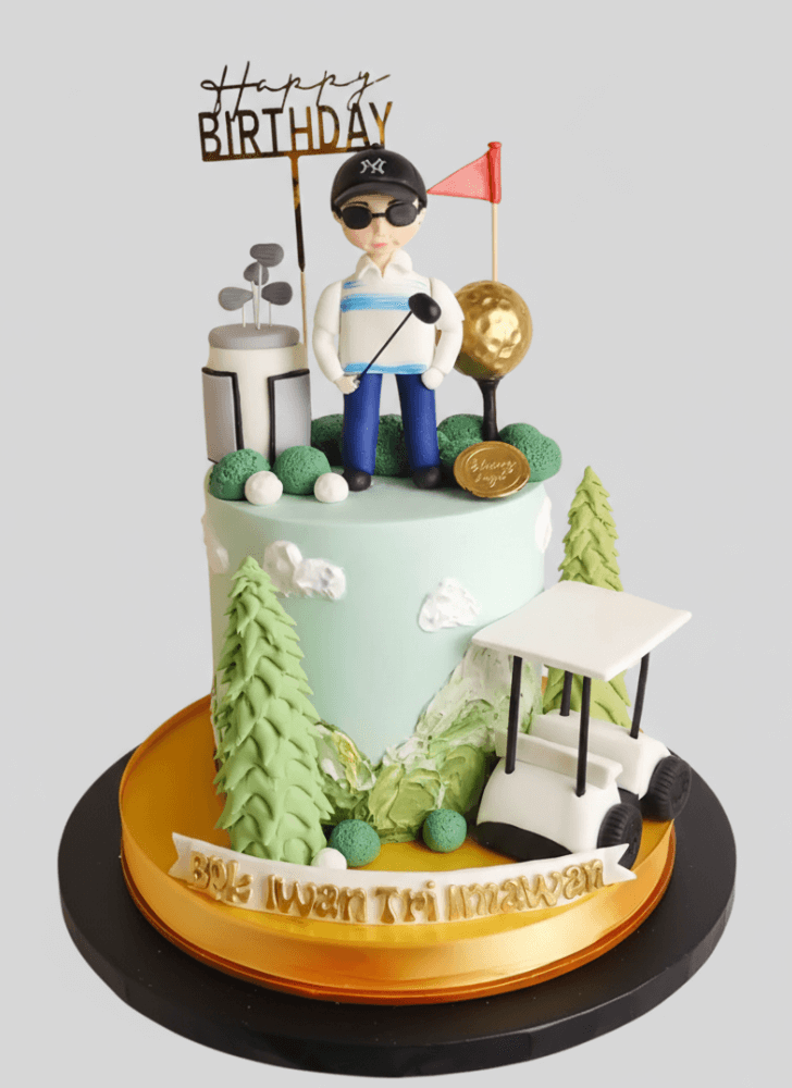 Bewitching Golf Cake