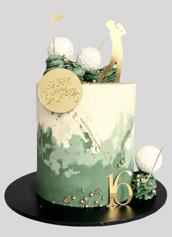 Comely Golf Cake