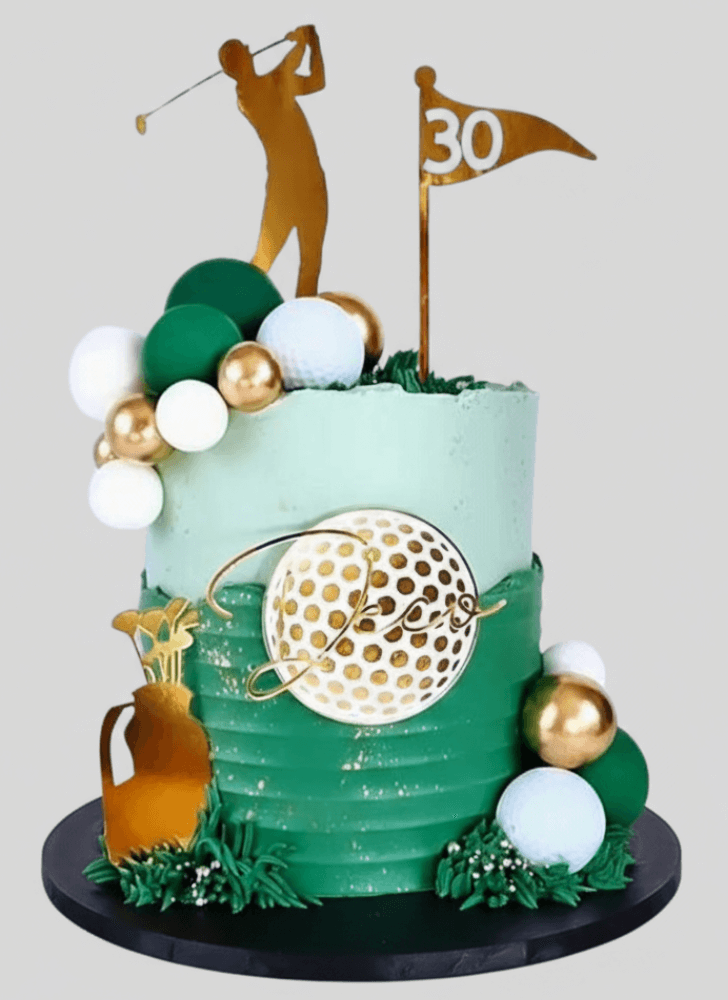 Cute Golf Cake