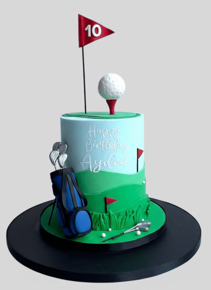 Delicate Golf Cake