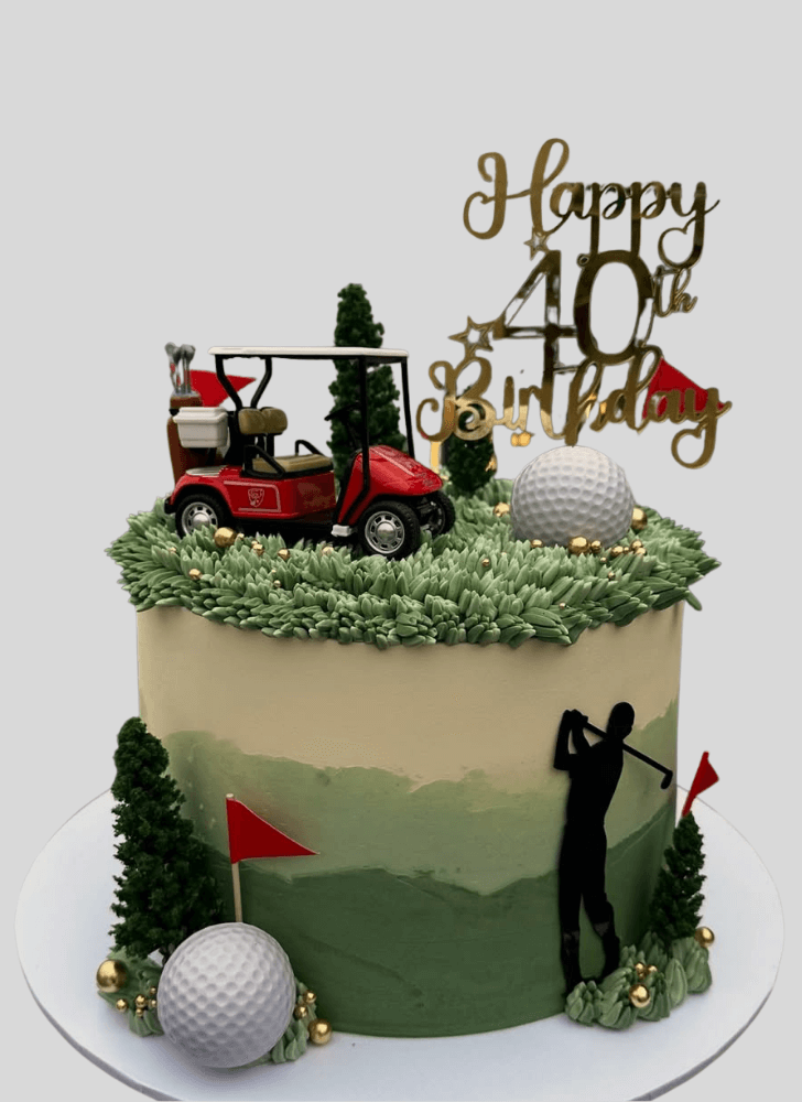Divine Golf Cake