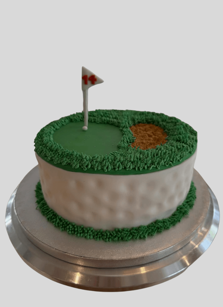 Elegant Golf Cake