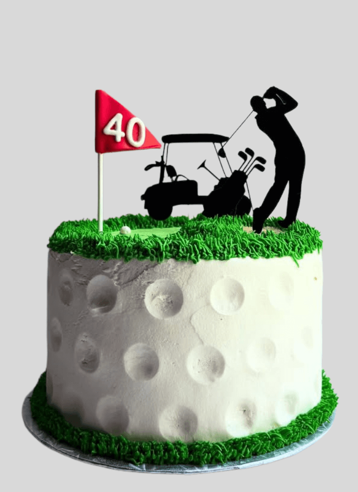 Enthralling Golf Cake