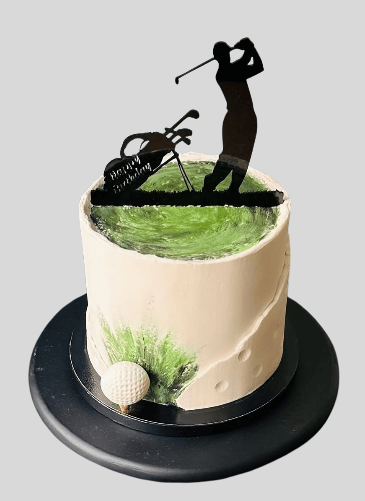 Enticing Golf Cake