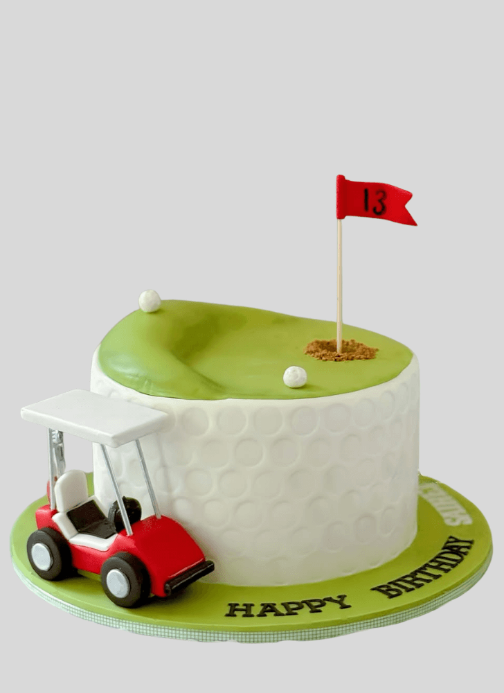 Fascinating Golf Cake