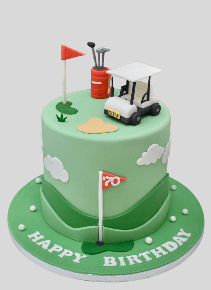 Fetching Golf Cake