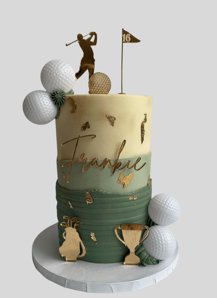 Lovely Golf Cake Design