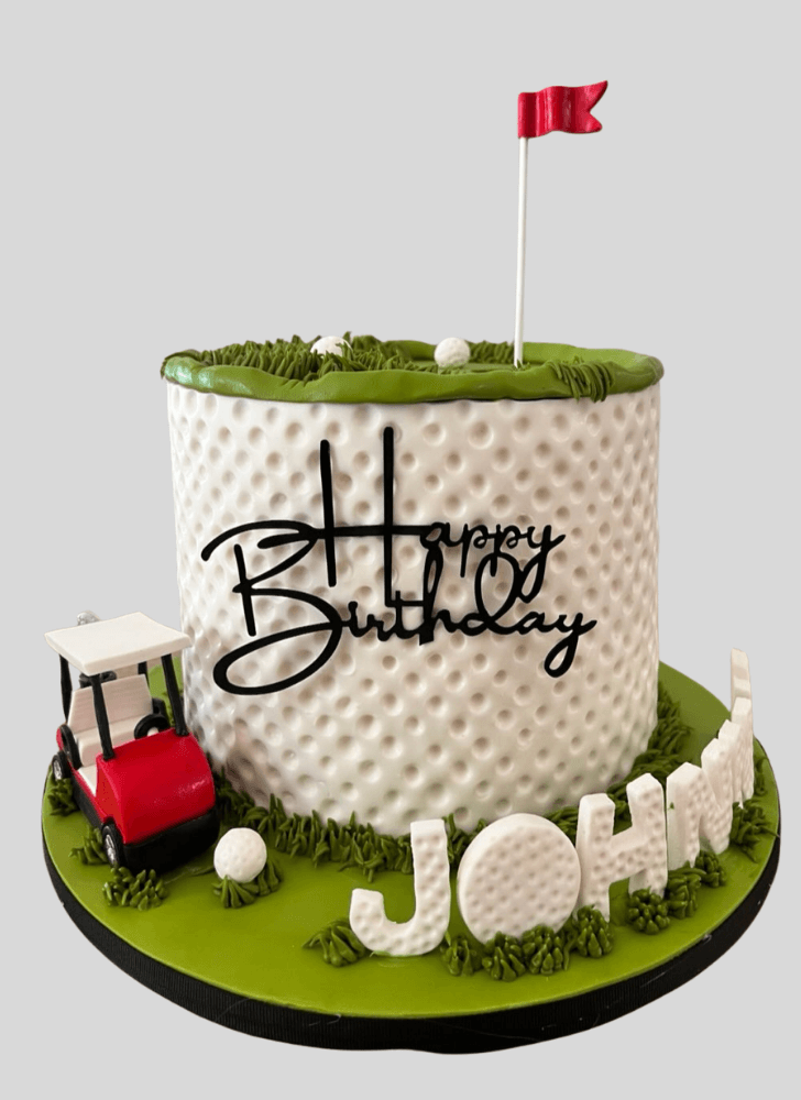 Magnetic Golf Cake