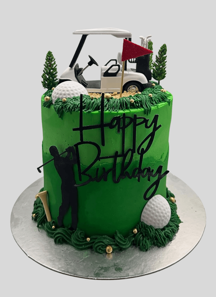 Mesmeric Golf Cake