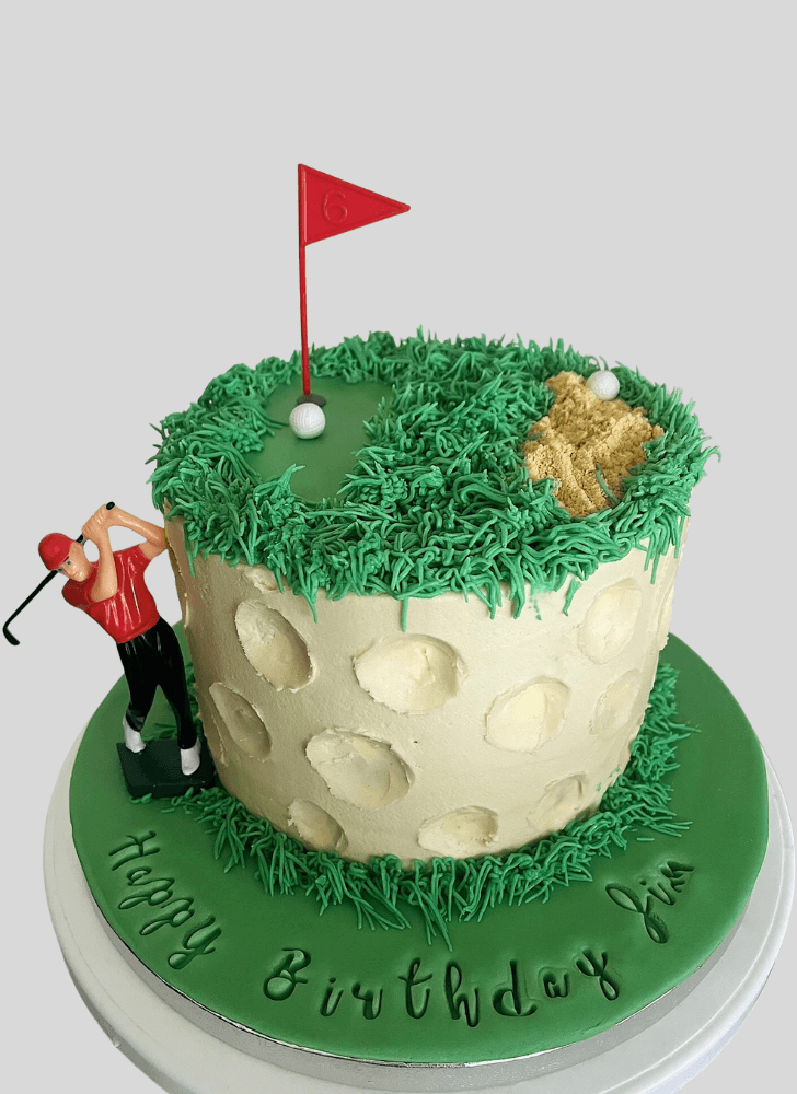 Pretty Golf Cake