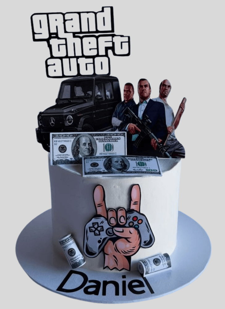 Alluring GTA Cake