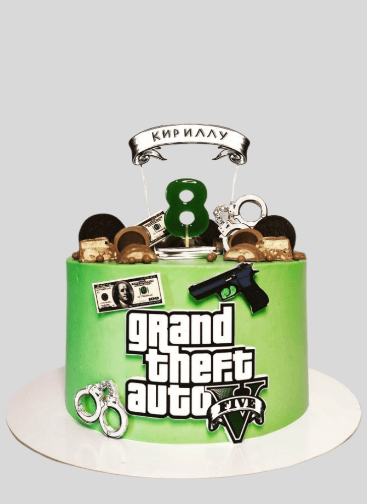 Captivating GTA Cake
