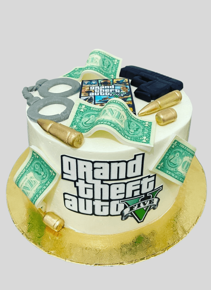 Classy GTA Cake