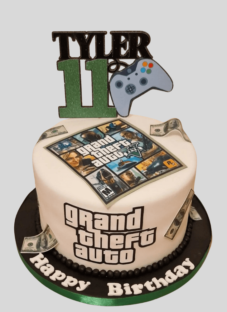 Cute GTA Cake