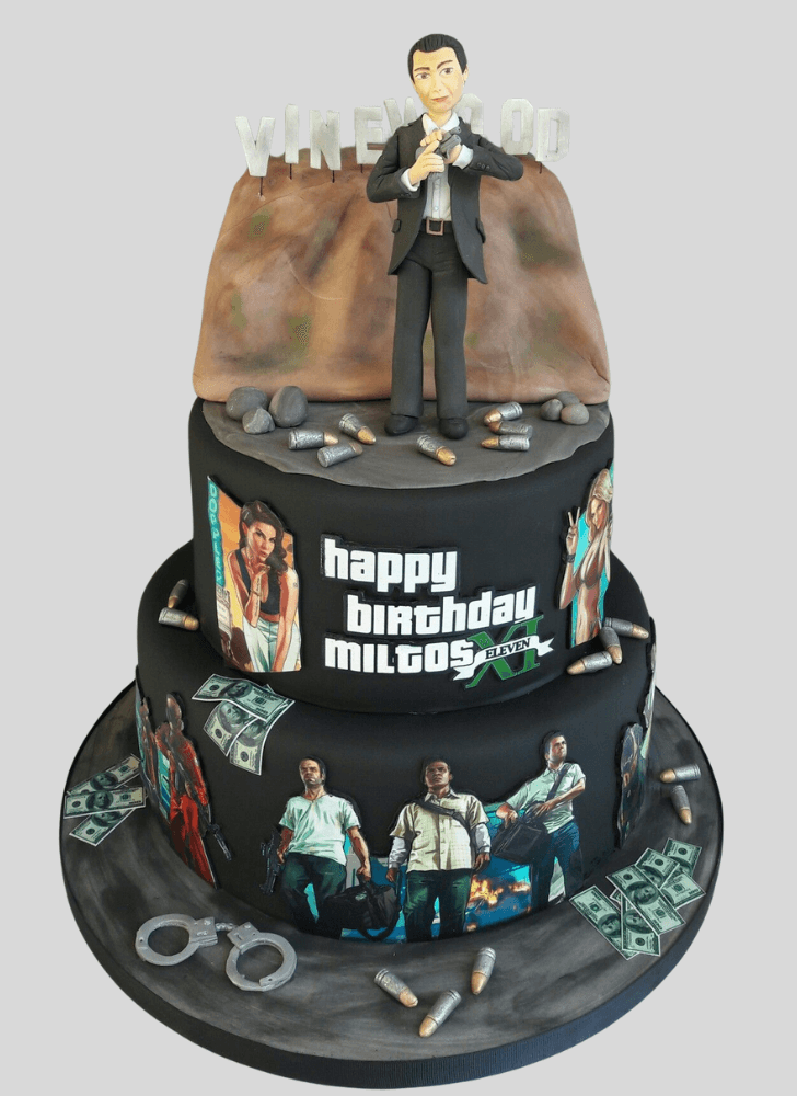 Dazzling GTA Cake