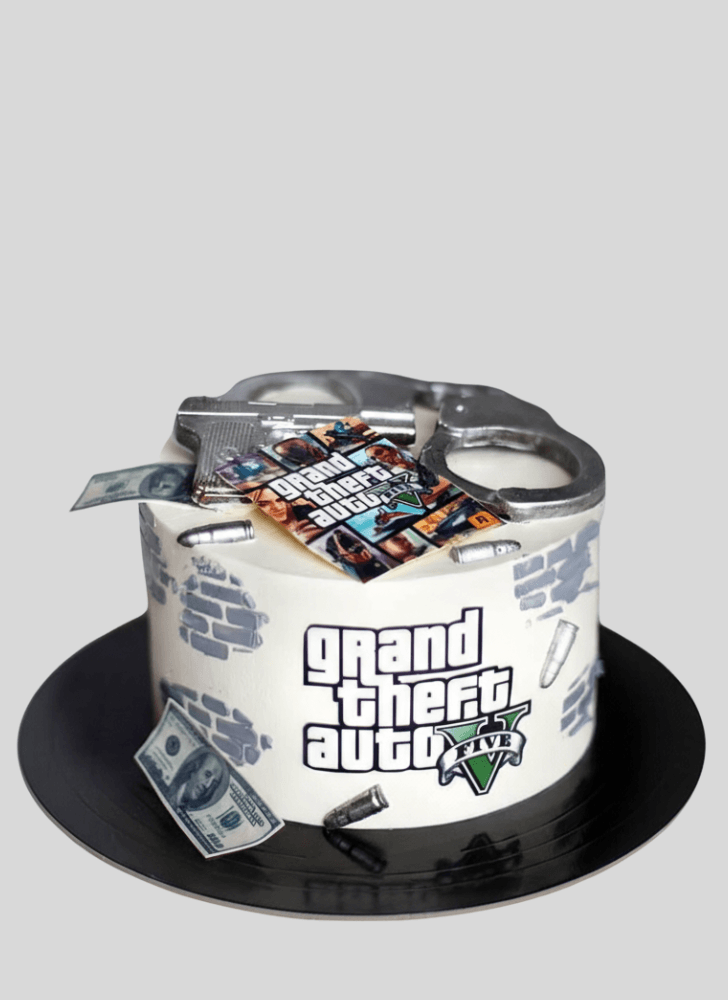 Elegant GTA Cake