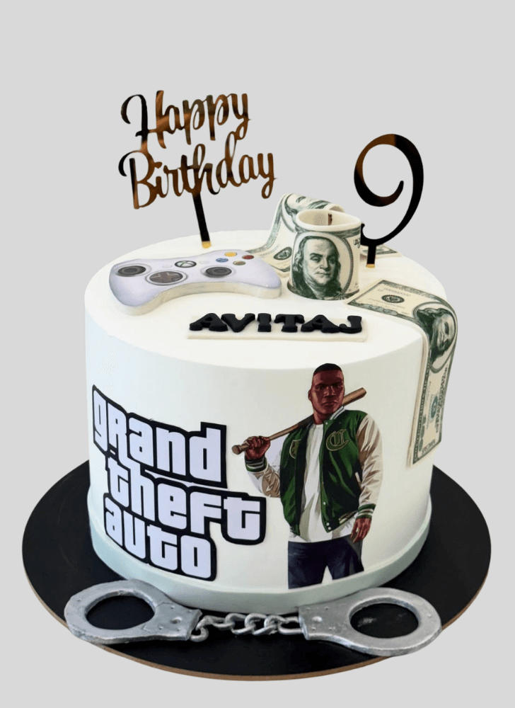 Handsome GTA Cake