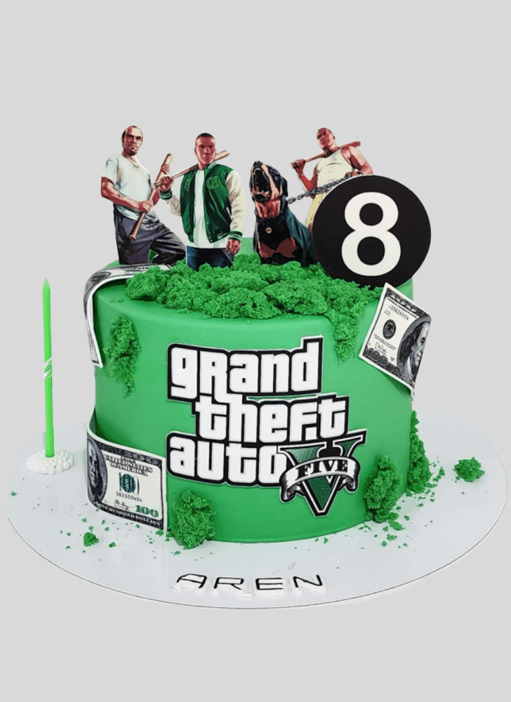 Magnetic GTA Cake