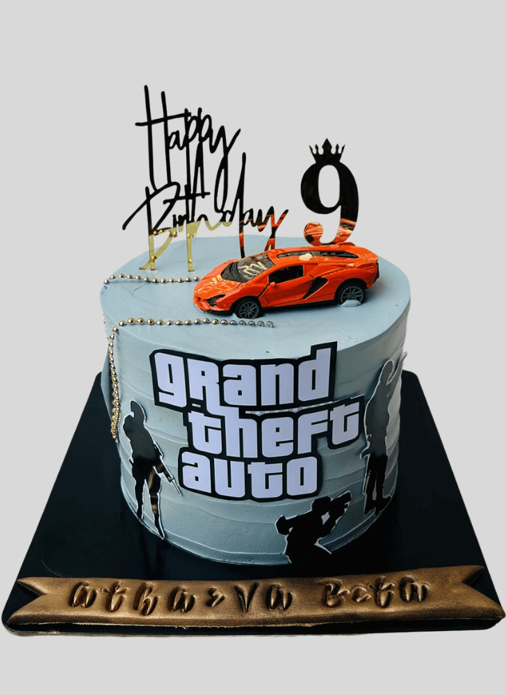 Marvelous GTA Cake
