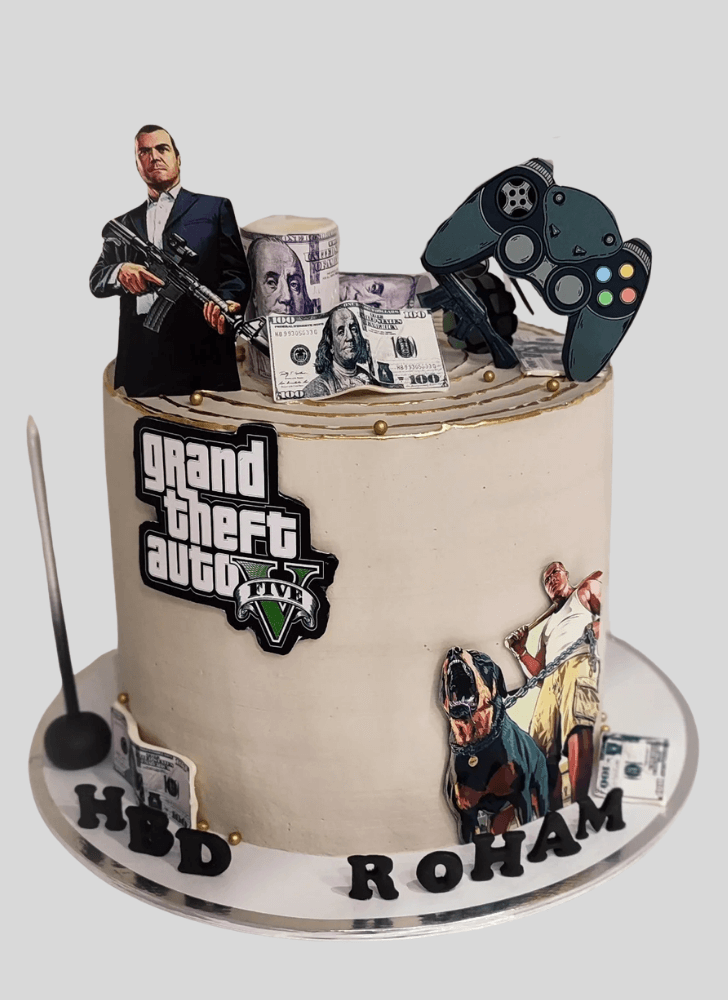 Pleasing GTA Cake